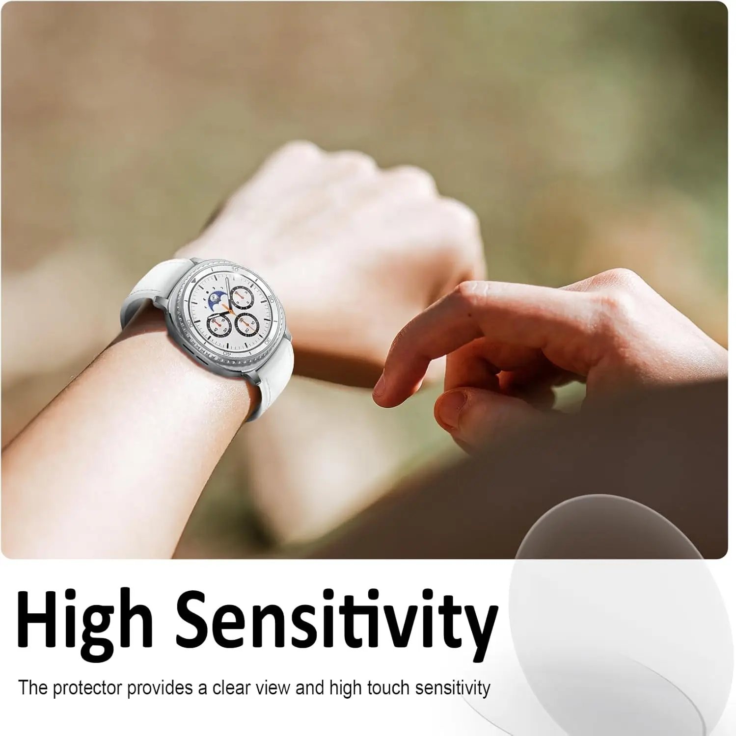 Samsung Galaxy Watch 8 40mm 44m 用スクリーンプロテクター 9H 硬度保護時計フィルム Samsung Galaxy Watch8 Classic 46mm 用