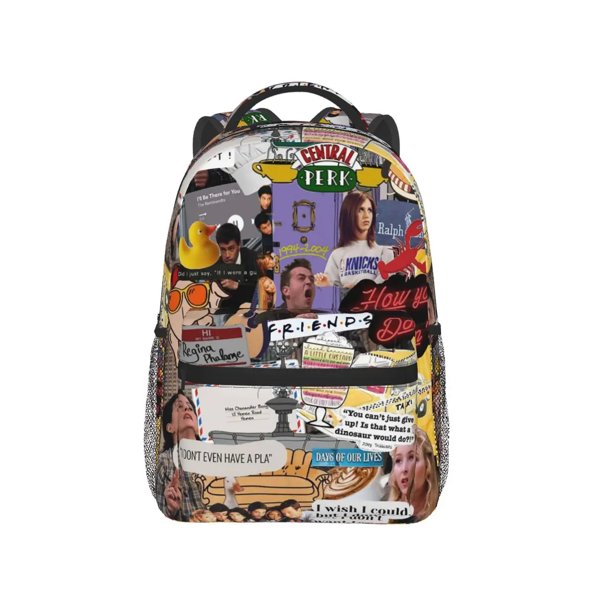 TV Play Friends Series Print Backpack Hot Sale Daypack Large Capacity Boys Girls BookBag School Bag Shoulder Bags for Men Women