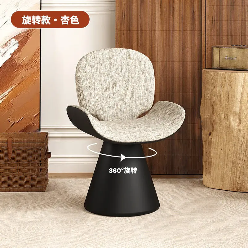 Dressing stool bedroom makeup chair French retro dining chair sedentary makeup stool home stool backrest dressing chair