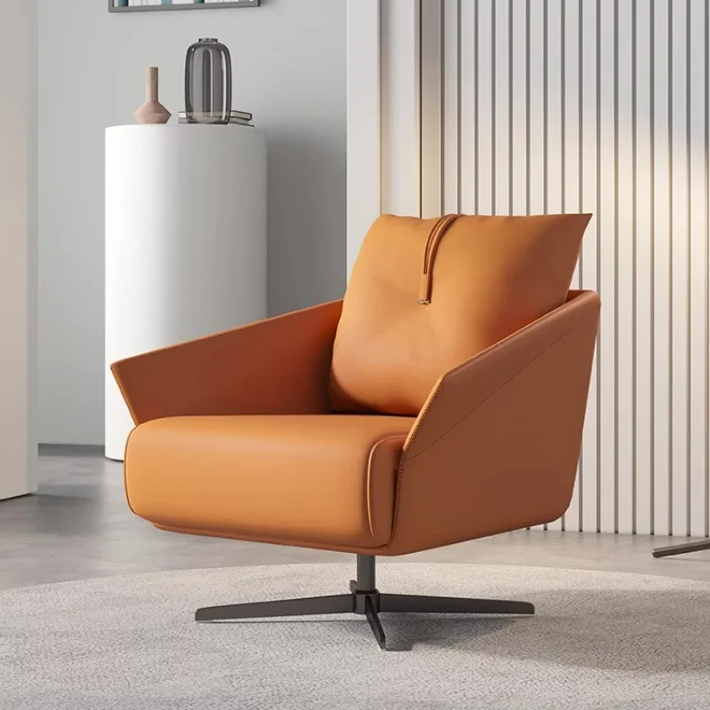 

Swivel Armrest Office Chair Upgrade Soft Orange Designer Ergonomic Office Chairs Comfortable Silla De Escritorio Furniture