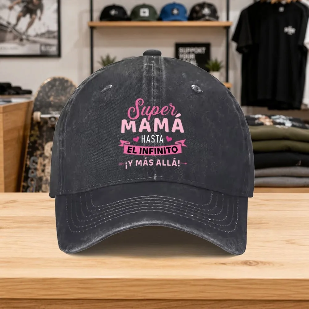 Super-Mom-Printed-Washed-Baseball-Cap-Unisex-Cotton-Outdoor-Casual-Hat-for-Daily-Wear