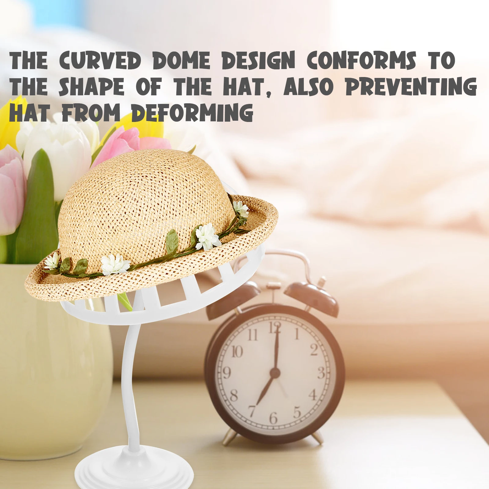 

Hat Display Stand Drying Rack Hats Holder Stands Coat Hanger Organizer Tool Plastic Storage