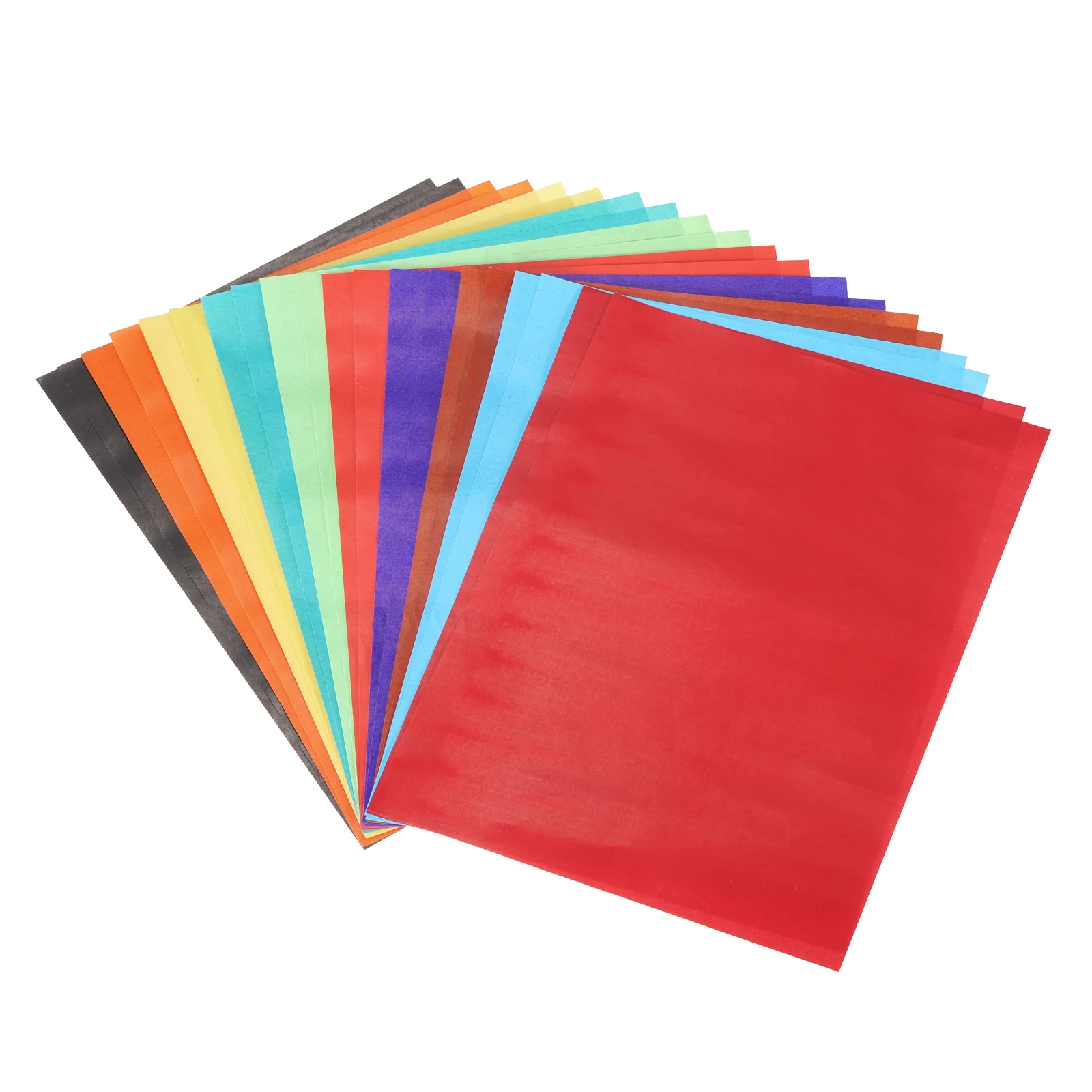 100 fogli di carta origami grande carta origami lucida per aquiloni facile da piegare per principianti artigianato artistico fai da te 7/8/15 pollici 10 colori