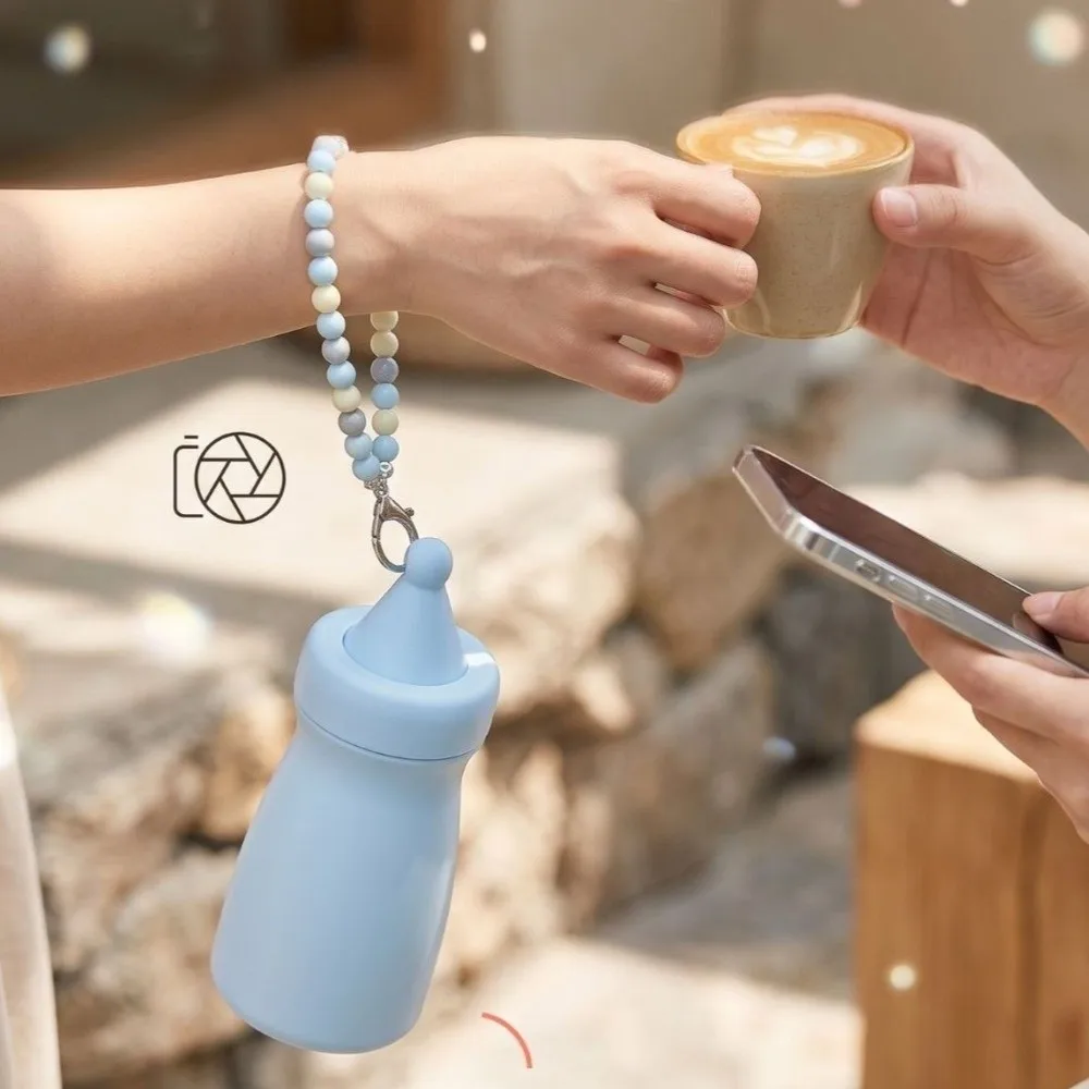 360ML Capacity Conical Mini Thermos Stainless Steel Hot Cold Insulate Small Insulated Bottle Food Grade Long Heat Retain