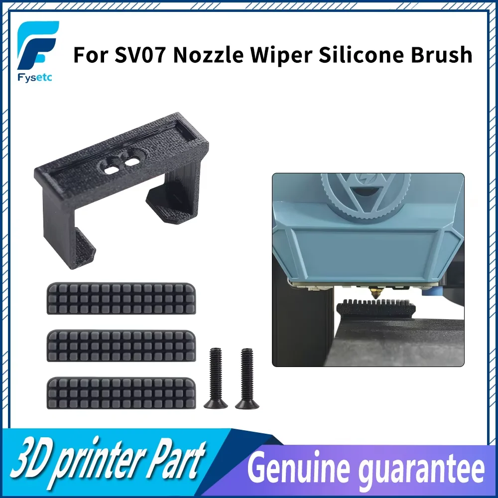 

For Sovol SV07 3D Printer Nozzle Wiper Silicone Brush Nozzle Cleaner Tool For Sovol 3D Printer Accessories