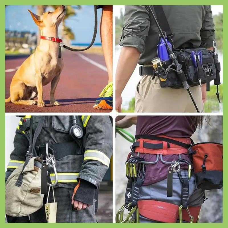 

8 шт. быстросъемная защелка с ручкой из искусственной кожи, нержавеющая сталь 316, маска SCBA, быстроразъемный зажим, поворотная скоба