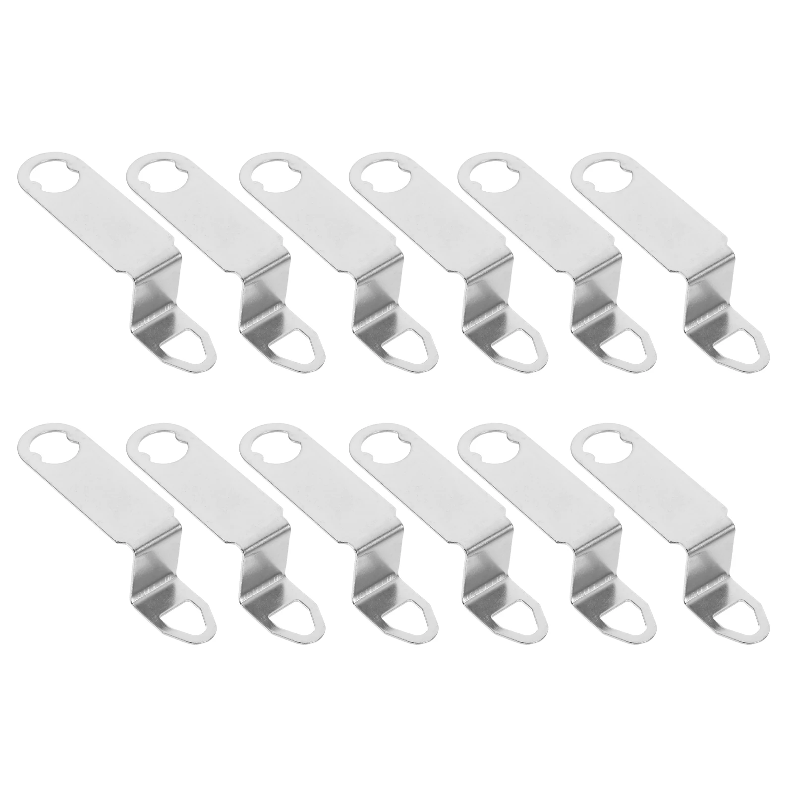 

12pcs Watch Movement Hooks Silver Iron Hanging Precision Clock Replacement Quartz Mechanism Durable Longlasting