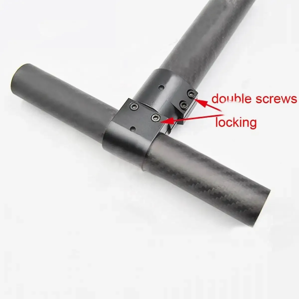 Collier de serrage en Fiber de carbone pour Drone UAV, 2 pièces, 16/20/25/30mm, Joint en T, support de train d'atterrissage