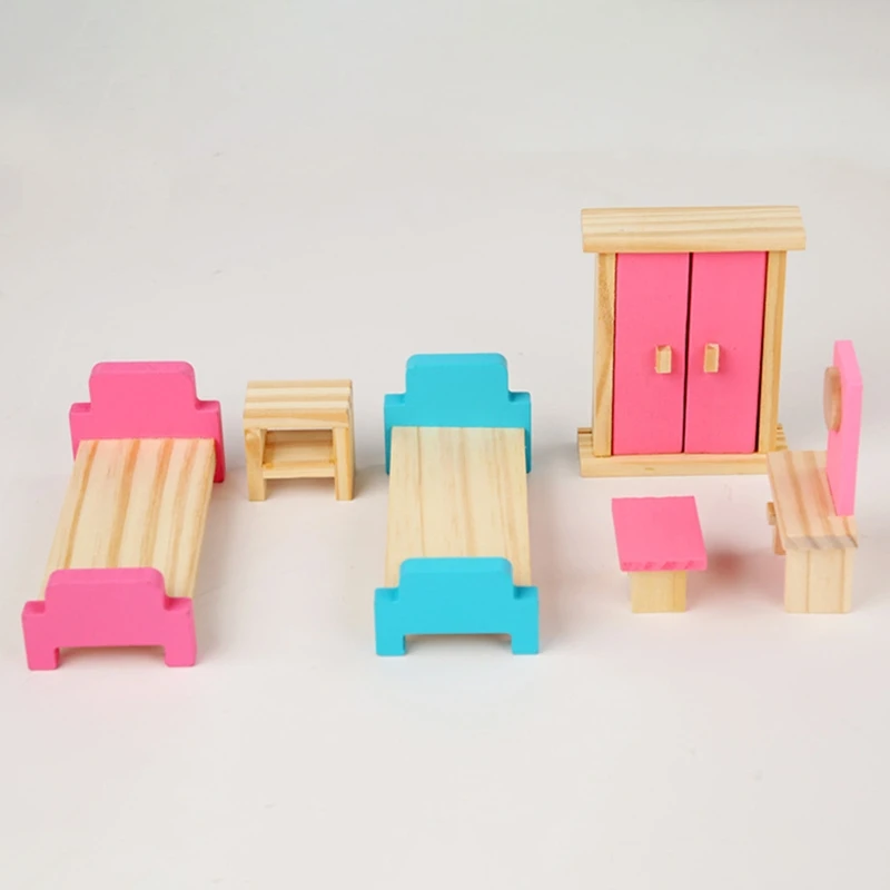 Mini kuchnia meble do salonu DIY Model domek dla lalek ozdoba Bjds dla lalki