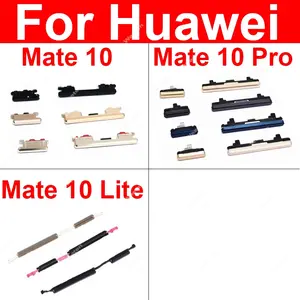 Bilashmart Side Power Volume Buttons Huawei Mate 10 Lite Mate 10 Pro On Off Power Volume Key Up Down Switch Buttons Replacement Parts