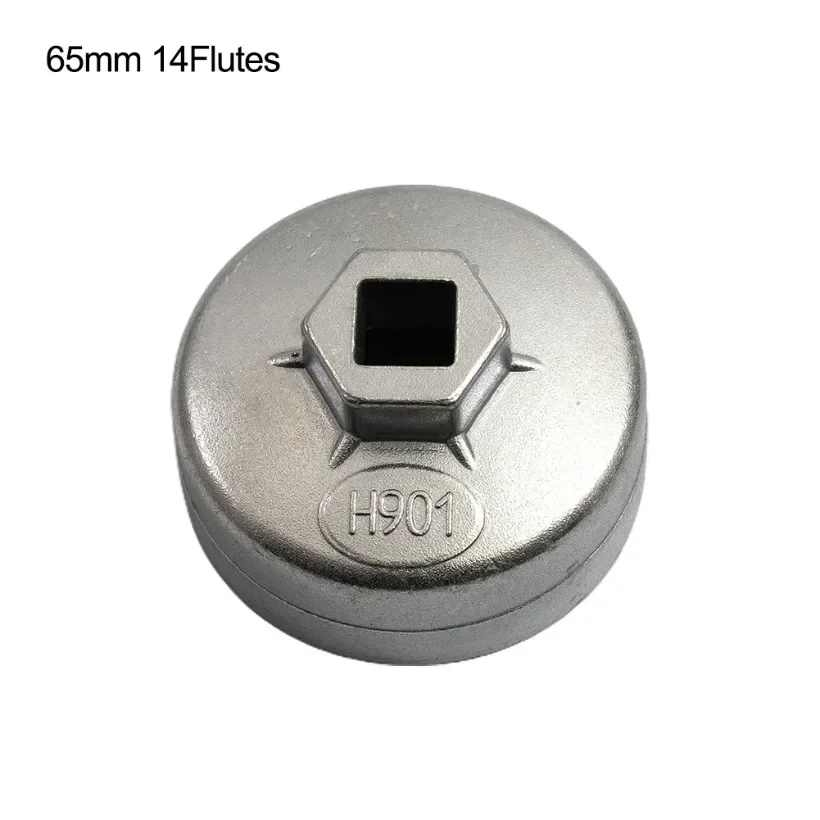 1x Oil Filter Housing Tool Remover Cap Wrench 14 Flutes 65mm-14P Fit For Lexus For Corolla For Prius Oil Grid Wrench 1PC