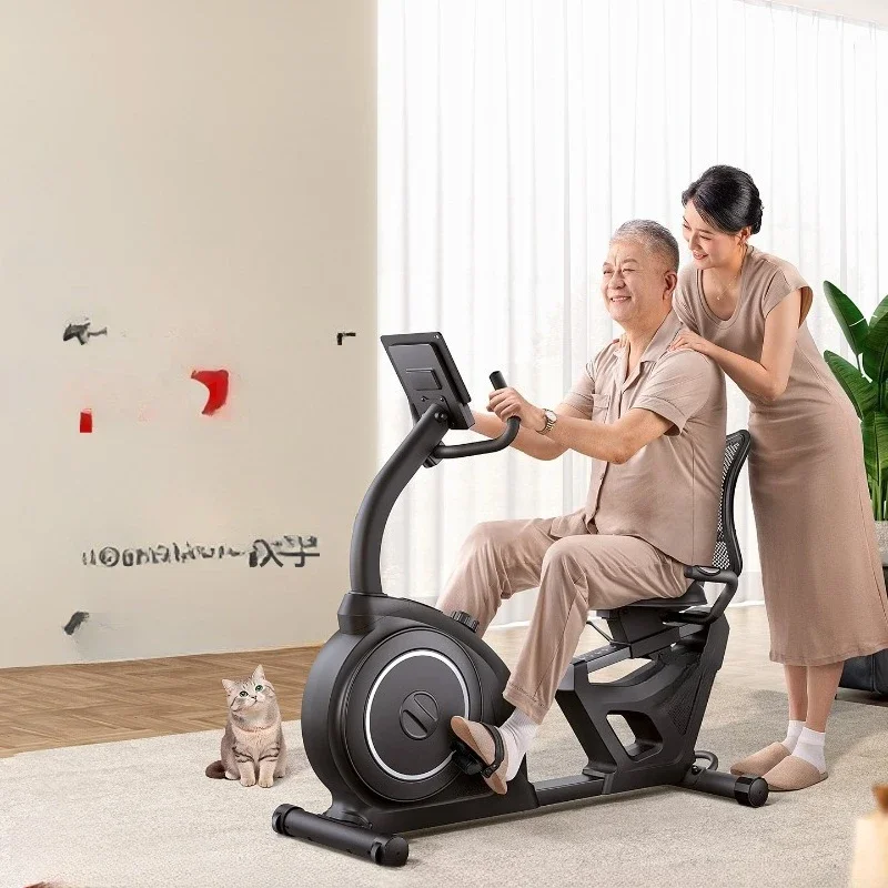 Bicicleta de spinning reclinada para el hogar, modelo para ejercicio en ancianos, equipo de rehabilitación y entrenamiento deportivo para personas mayores.