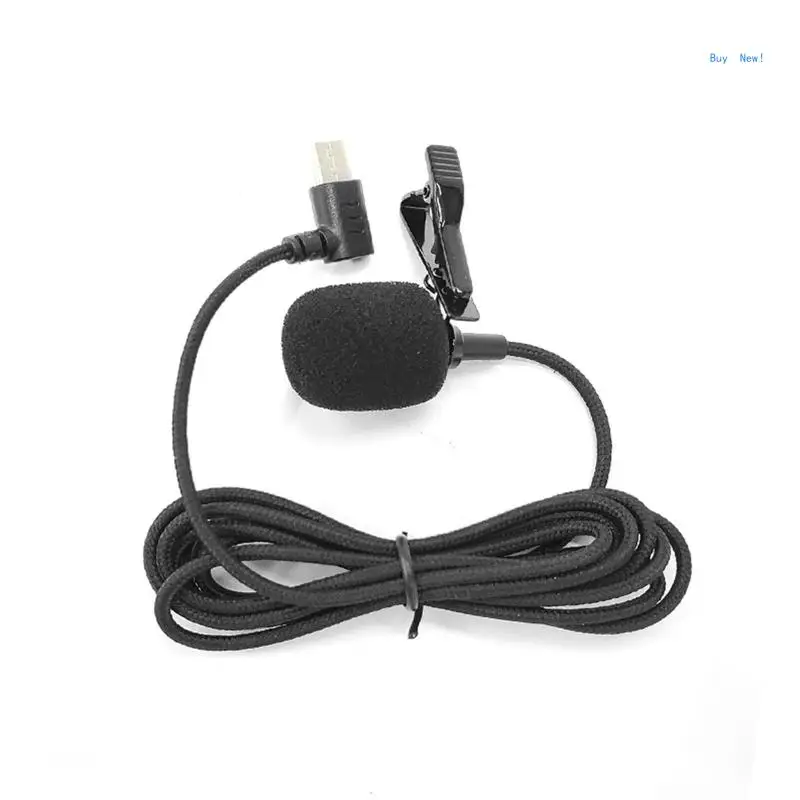 Wired Lavalier Microphone 360° Pickup Omnidirectional Clip-on for SJCAM SJ8 SJ9 SJ10 Action Camera