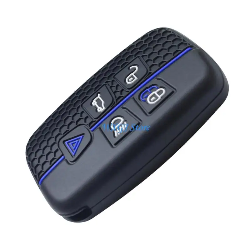 37JE Protector Cover Silicone Car Case Waterproof Remote Cover Honeycomb Texture Shell Soft Case
