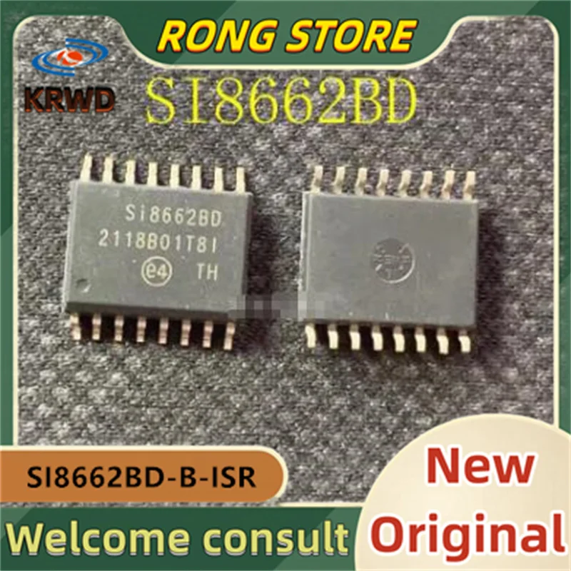 5PCS SI8662BD New original SI8662BD-B-ISR SI8662 SOP16