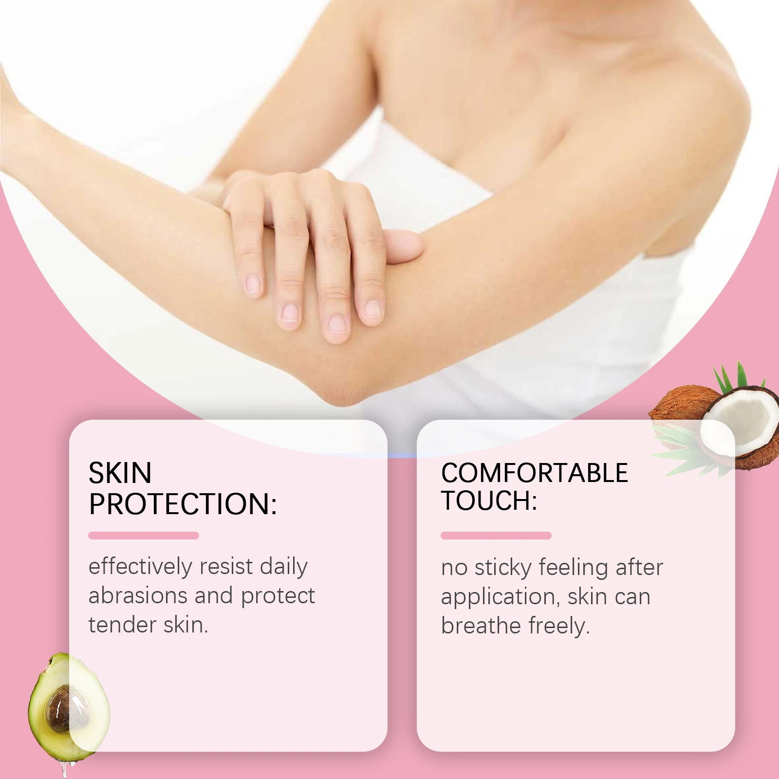 Body Anti-Friction Moisturizing Stick - Hydrating, Refreshing, Non-Greasy Skin Care with Long-Lasting and Protective Formula