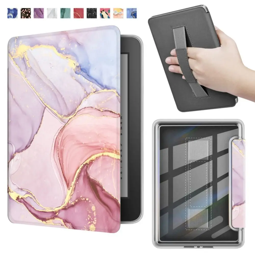 

Hand Support e-Reader Case Auto Wake/Sleep Shockproof Smart Cover Leather Smart for Kindle Paperwhite 5 (11th Gen 2021) 6.8 inch