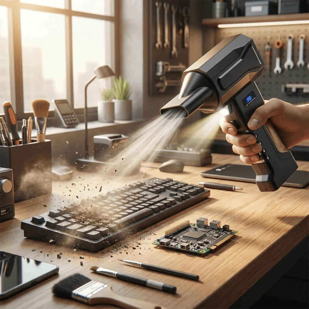 

Cordless Operation Cordless Handheld Turbo Blower Lightweight Design Ergonomic Grip Rechargeable Handheld Blower