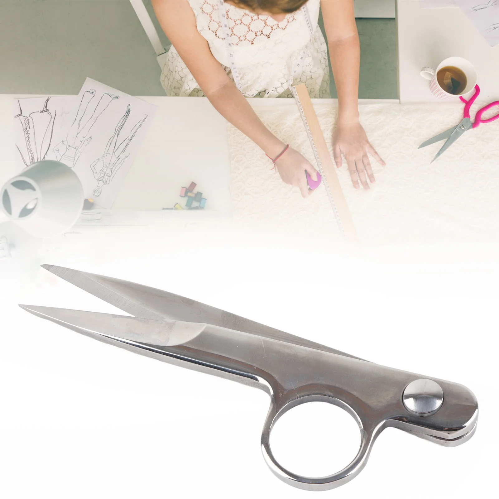 ZK20 Thread Nipper Stainless Steel Mini Small Thread Trimming Clipper Cutter for Cloth Fabric