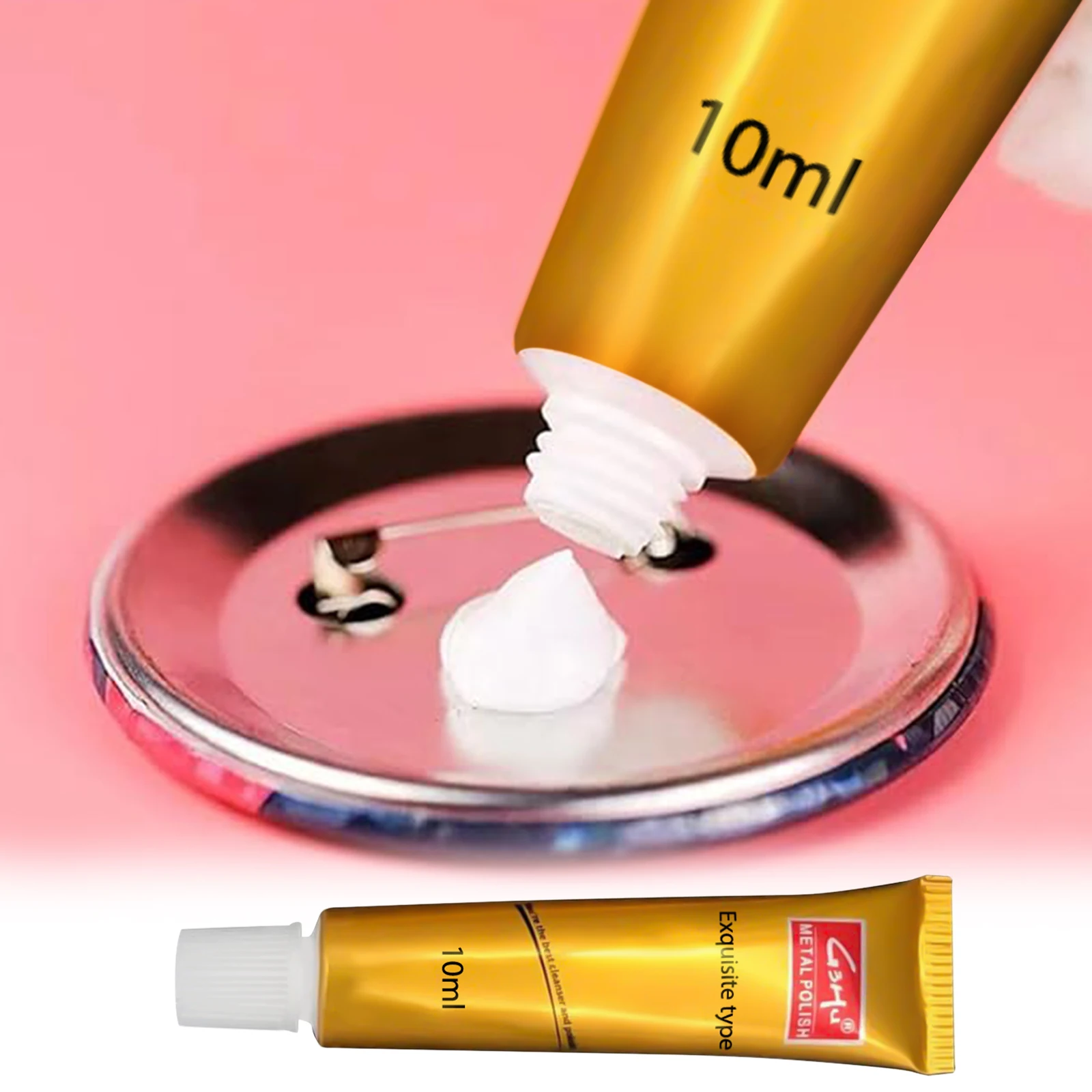 Metal Polishing Compound Paste for Chrome Aluminum Brass Copper Stainless Steel Restoration Polish Cream Maintenance Care Kit