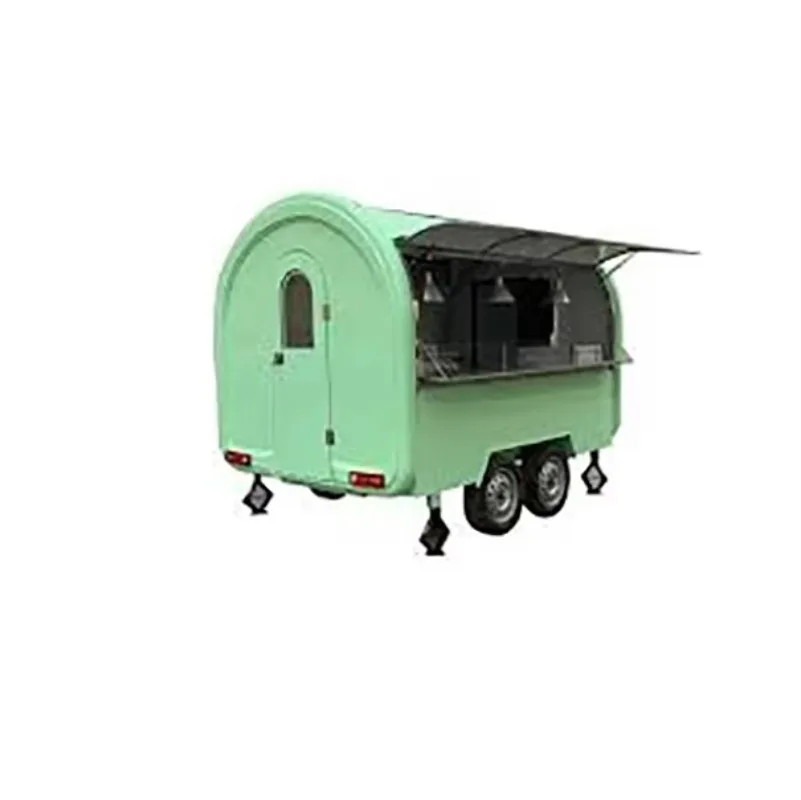 Custom Commercial Bubble Tea Drink Trailer Mobile Beverage Catering Truck Street Snack Food Truck for Night Market Drink Stand
