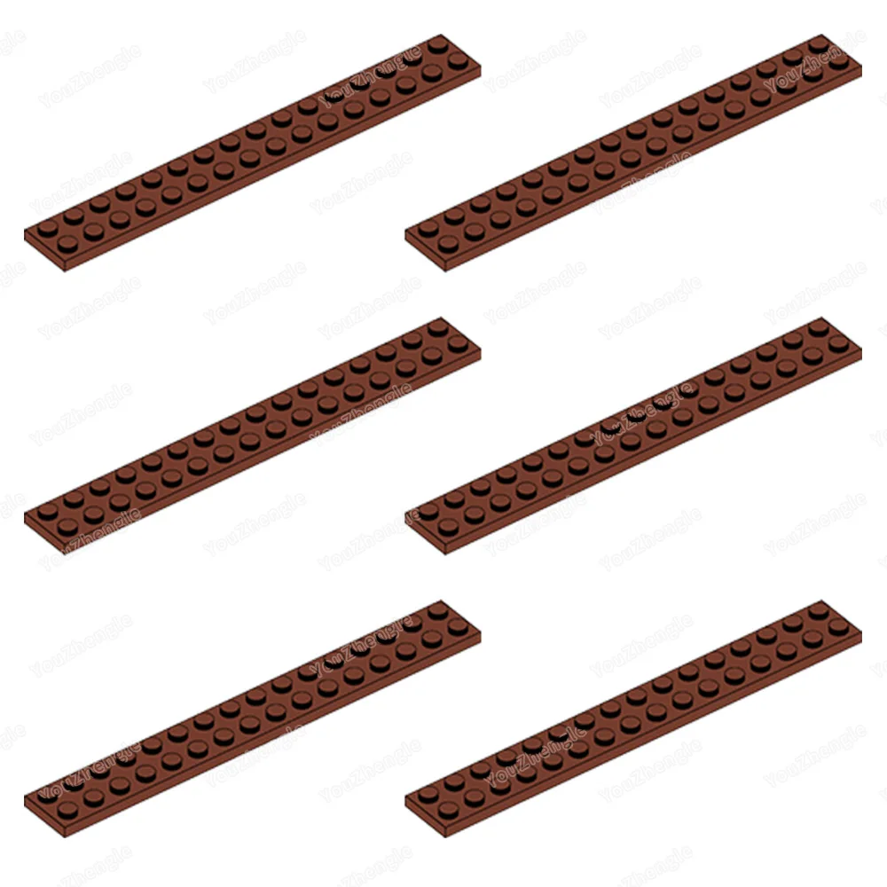 4282 Building Block Base Plate 2x16 Parts Assembly MOC Figures WW2 Street Scene Mecha Gear Scene Match Model Parts Gifts DIY Toy