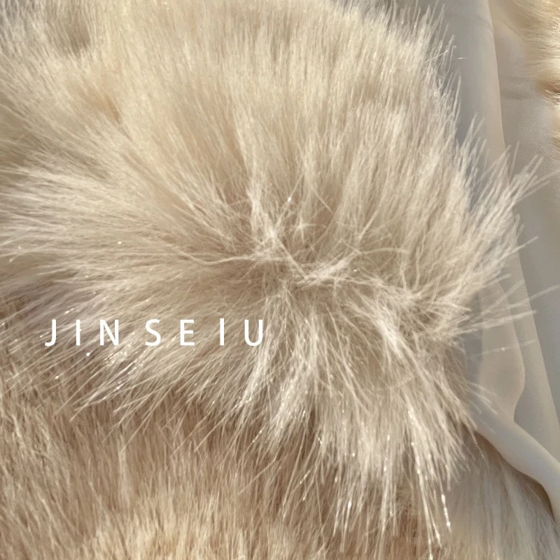 Chaqueta de piel sintética con solapa grande, chaqueta peluda corta blanca con cuello de zorro de imitación Gradual, abrigos de felpa gruesos y cálidos y esponjosos, Top elegante de lujo 2025