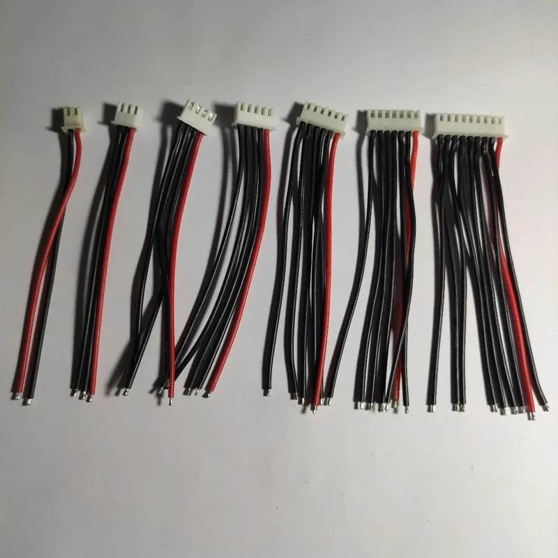 10pcs Imax B6 V2 1S 2s 3s 4s 5s 6s 8S lipo battery toy balance charger plug/connection wire 22AWG 15/20/30cm RC port wire parts