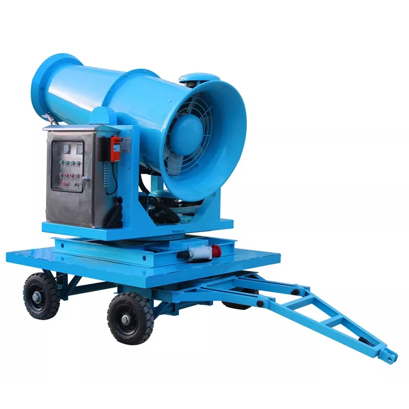 Hot Selling China Manufacturer 50m Spraying Range Coal Mining Mist Dust Suppression Water Fog Cannon Machine With Remote Control