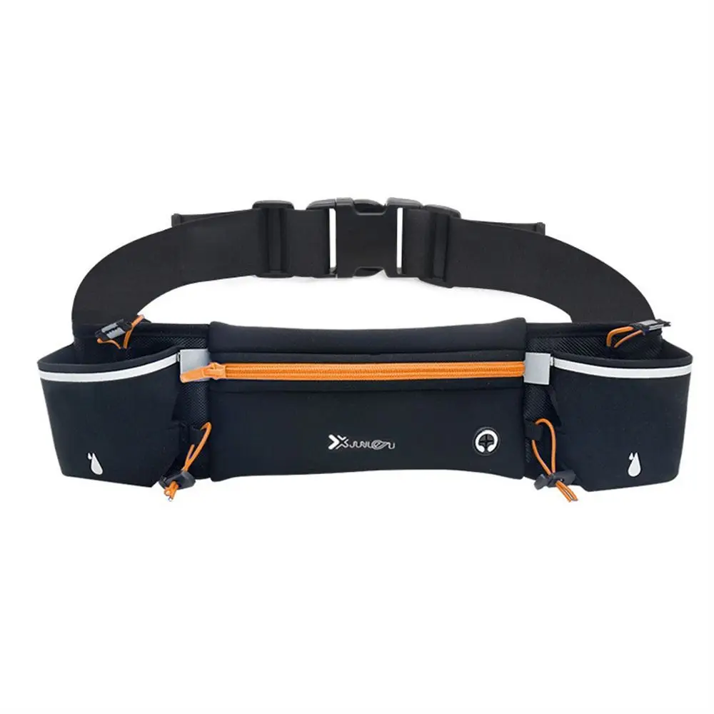 With Water Bottle Running Waist Bags Hydration Belt Bottle Running Belt Marathon Running Bag Phone Case Waterproof