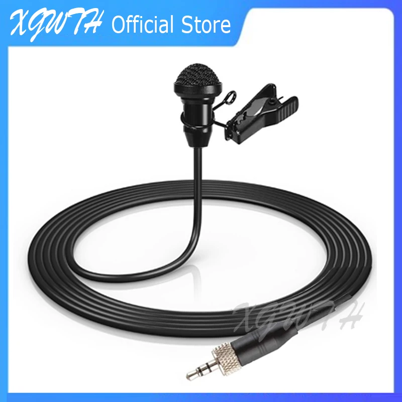 Black ME2 Lapel Lavalier Microphone for Sennheiser G3 G4 ME2-II MKE2 Clip-On Wireless Mic System Condenser Omnidirectional Mic