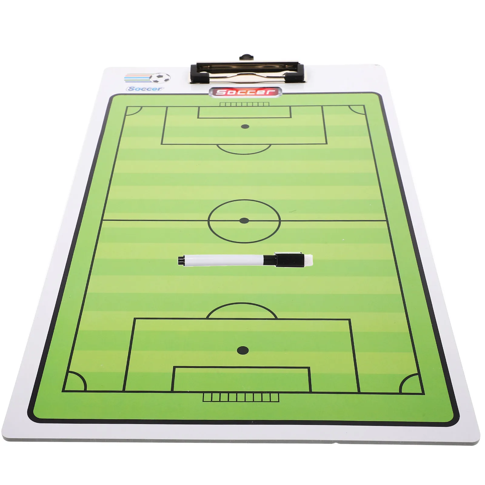 Football Tactics Board High-Grade Printed PVC Soccer Coaching Board for Match Planning Soccer Training Competition