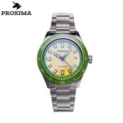 2024 Proxima PX1703-1A nuovi orologi meccanici da uomo 39mm Avocado Dial PT5000 orologio automatico zaffiro orologi sportivi impermeabili