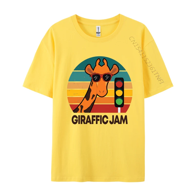 

Giraffic Jam African Safari Animals T-shirt Men T Shirts Birthday Gifts Tee Shirts Tops Shirts Novelty