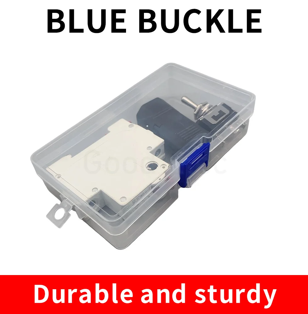 Transparent Plastic Storage Jewelry Box Empty storage box Container For Beads Earring Box For Jewelry Rectangle Case 146*85*35mm