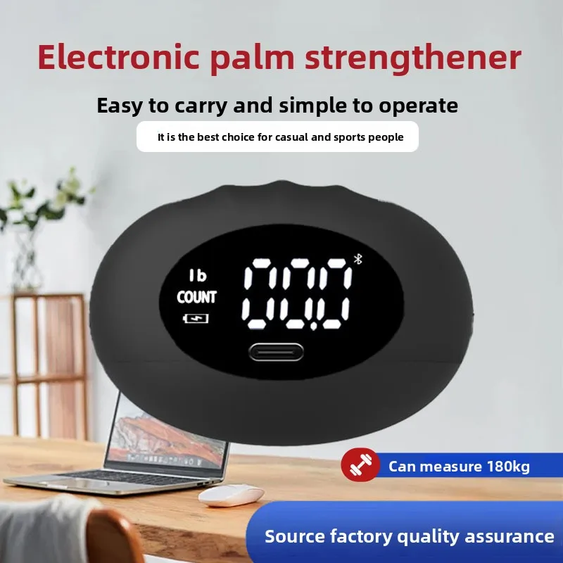 Electronic Digital Palm Grip Strength Tester Countable Hand Grips Portable Fitness Body Building Training Equipment