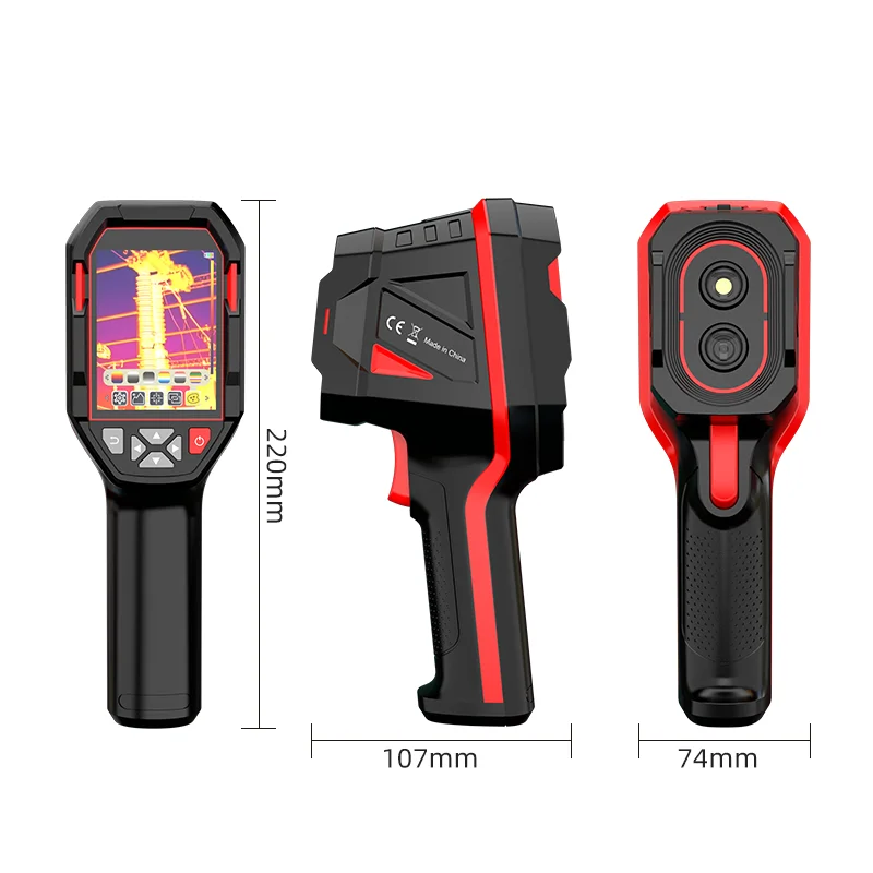 

HEDAO HT821CS Rechargeable Thermal Imaging Camera 256192 -20~550 Waterproof Dustproof Handheld From Mainland China