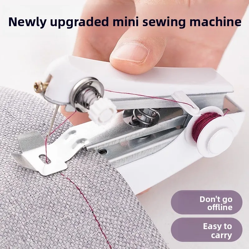Portable Handheld Sewing Machine for Clothes Repair - Mini Manual Stitch Tool for Travel, Home & Outdoor DIY Quick Fix - view 2