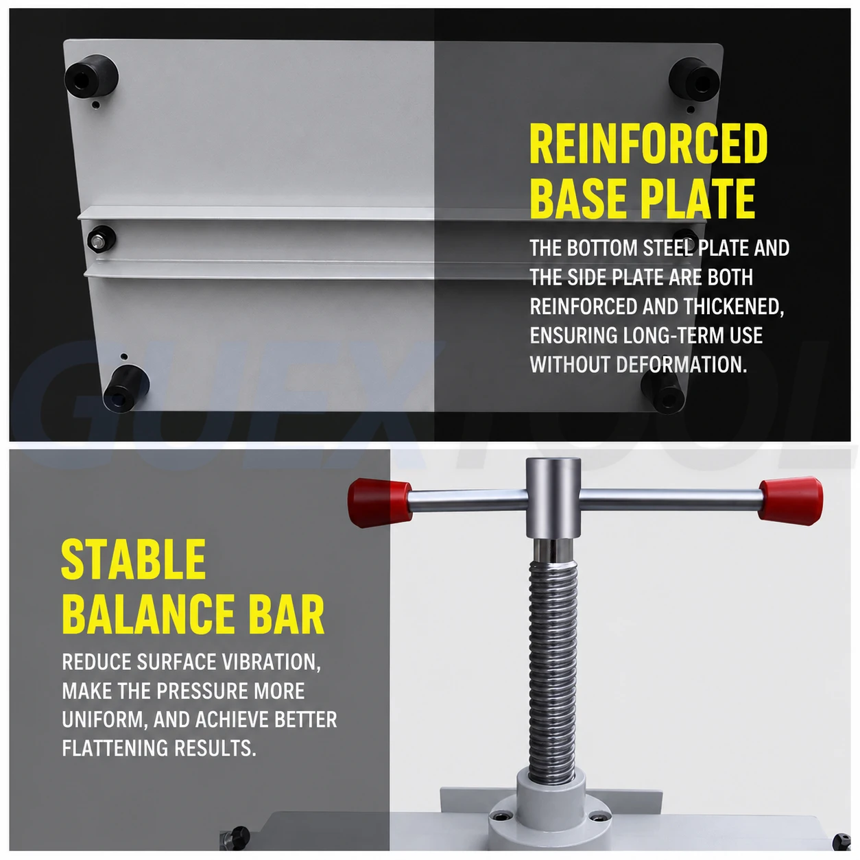 Manual Paper Press Machine A4 Book Press Bookbinding Notes Office Invoice Steel Flattening Machine Heavy Duty Bookbinder view 4