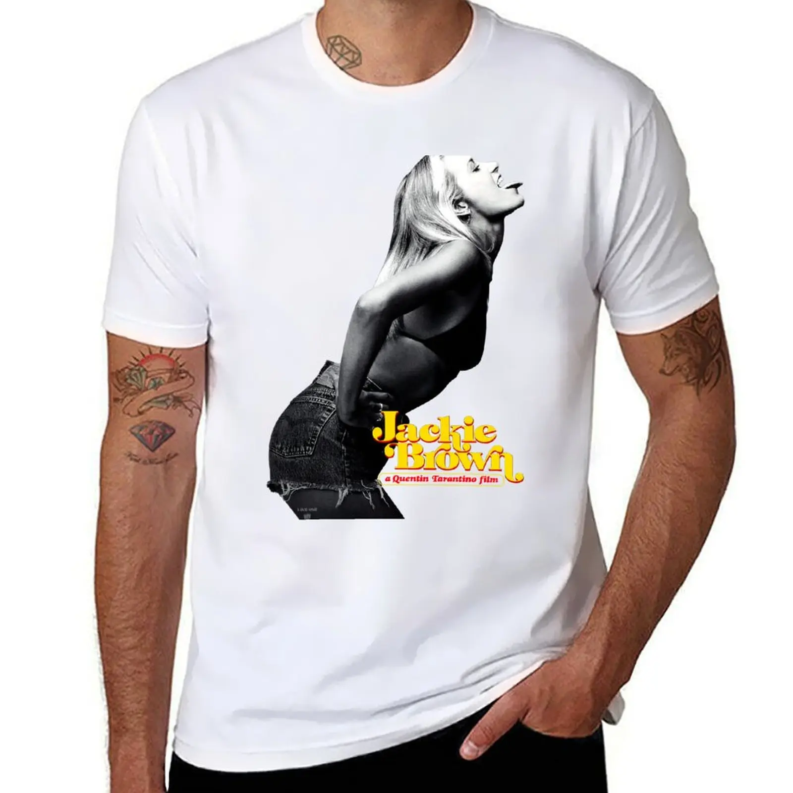 

Jackie Brown Bridget Fonda Poster T-Shirt t shirts with prints t shirts cotton 100%