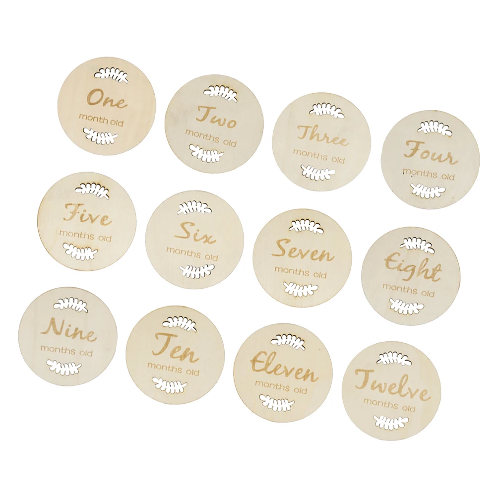 

Baby Monthly Infant Cards Photo Props Milestone Cards Milestone Set Growth Stickers Infant Belly Record Shower Gift
