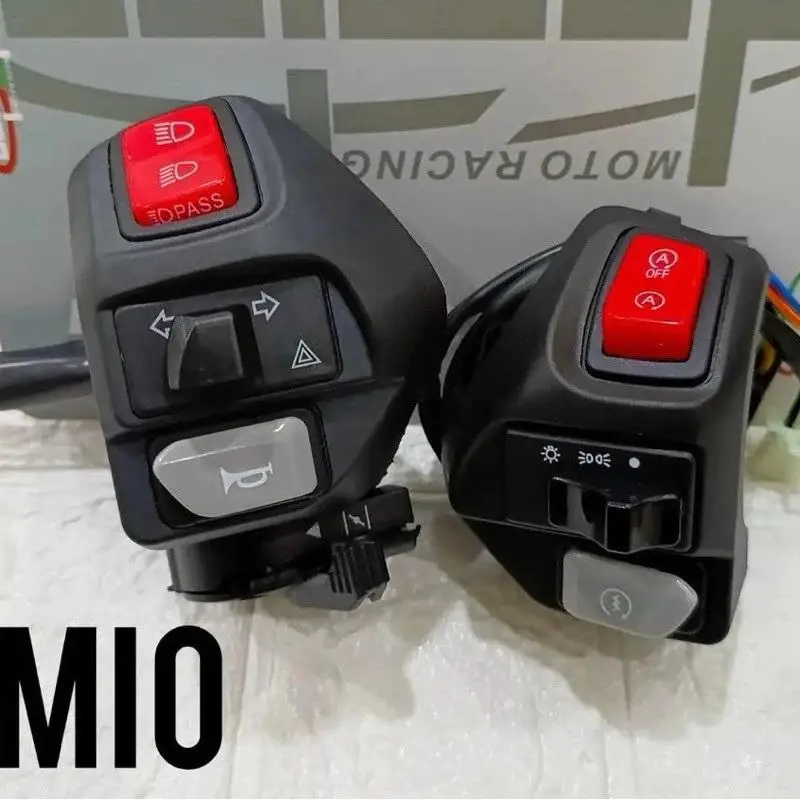 Anti-Corrosion Left Right Handle Switch Set for Mio J Sporty Smile Soul Jupiter Mx Z Burhan 5TL Motorcycle Accessories