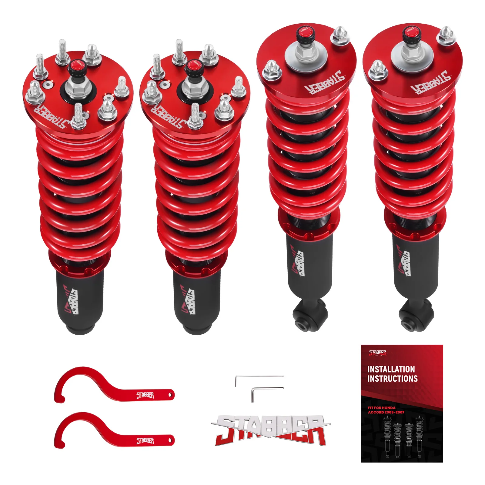 طقم خفض كويلوفيرز المثبط القابل للتعديل 24 طريقة لهوندا أكورد 2003-07