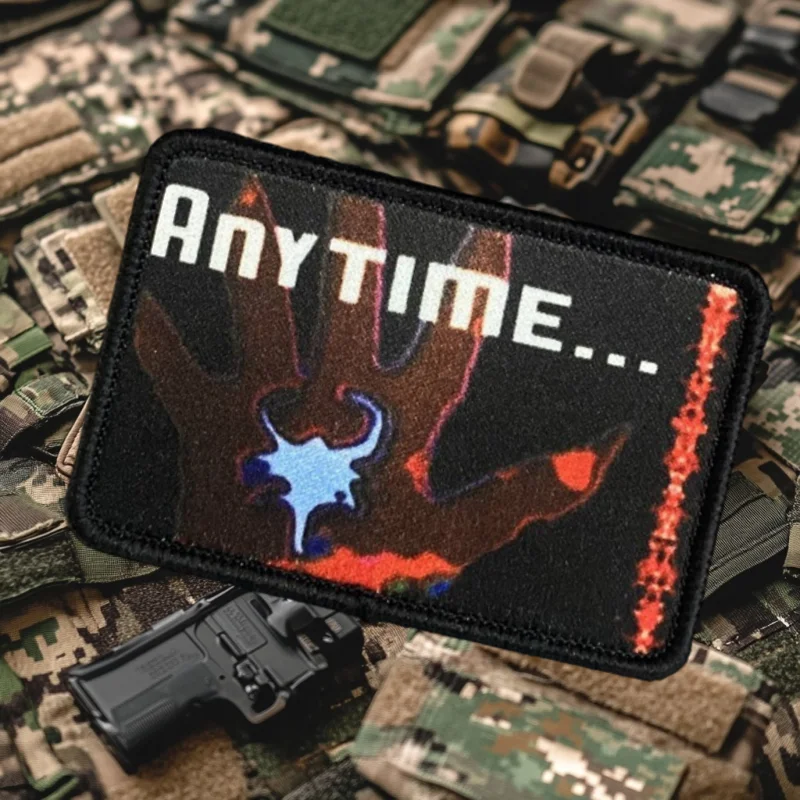 PREDATOR Anytime Parche moral táctico – Gancho y bucle para mochila - imagen 4