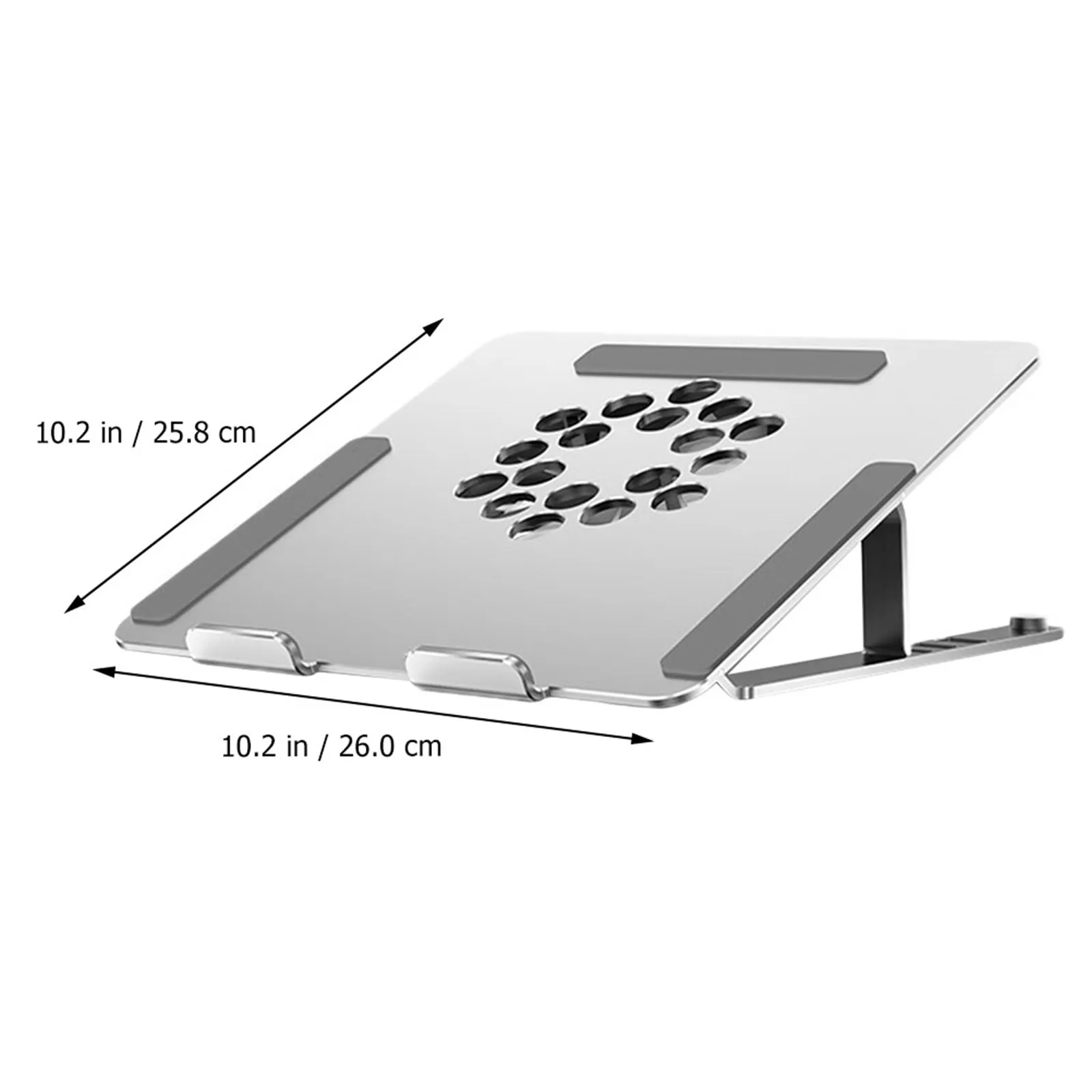 Notebook Cooler Adjustable Height Colorful LED 17.3 Inch Alloy Laptop Stand Cooling Pad Quiet USB Fan Cooler Gaming Ventilated