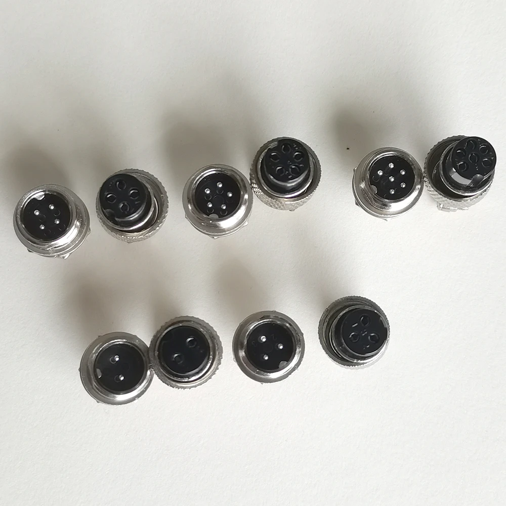 1 Set GX12 9mmx35mm 10mm M12 M13 2 3 4 5 6 Pin Stecker Buchse wasserdichter runder GX Aviator Steckverbinder – Detail 5