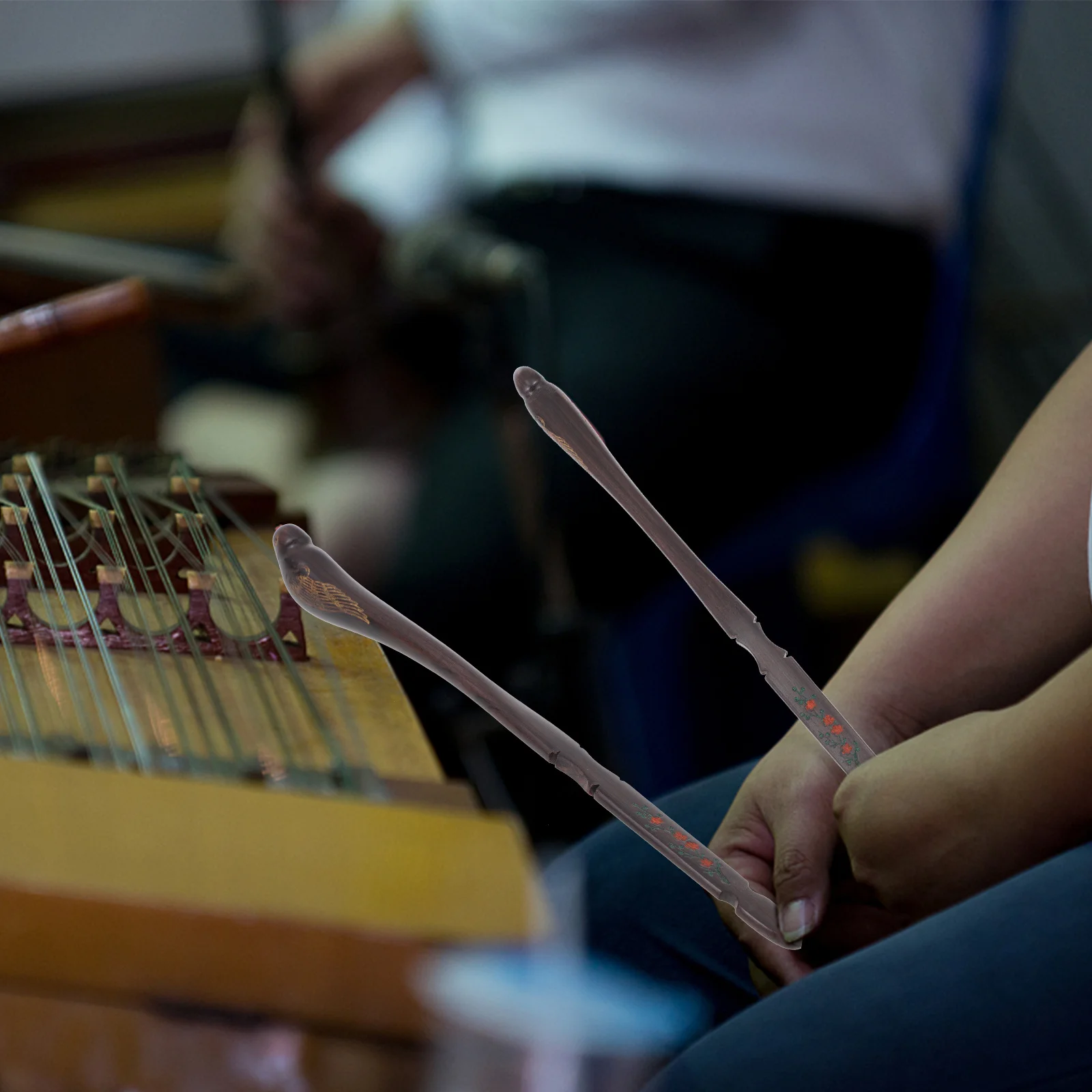 1 مجموعة قسط الأبنوس مطارق Dulcimer الملحقات الإبداعية براعة ممتازة مطارق Dulcimer أجزاء الآلات الموسيقية #5