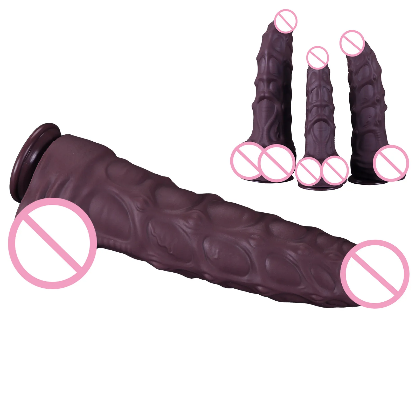 New Oversized Sex Shop for Men and Women Sex Product Liquid Silicone G Point Masturbation Butt Plug Adult Sex Toy Anal Plug Auns