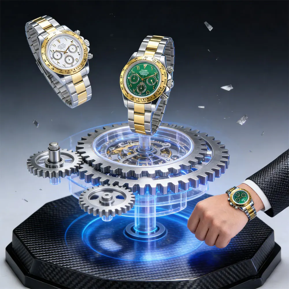 

Мужские часы-хронограф с арабскими цифрами, 39 мм, механизм VK63, светящиеся стрелки C3, водонепроницаемые, с сапфировым стеклом