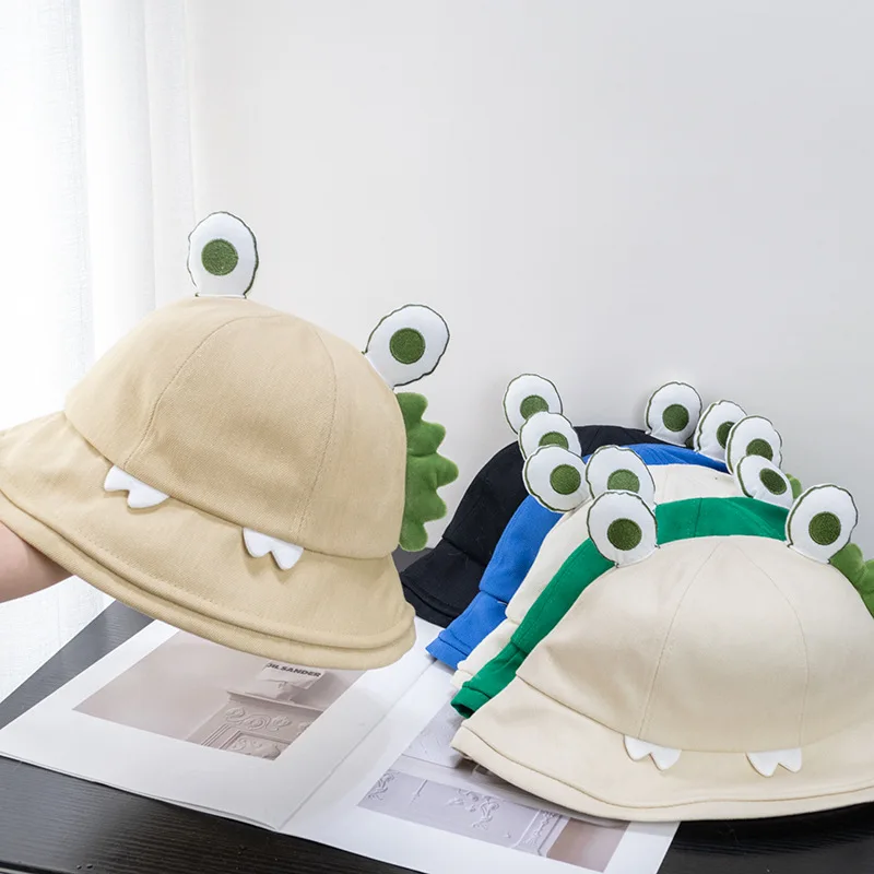 2024 Cartoon Cute Little Dinosaur Bucket Hats With Summer Foldable Lightweight Sun Hat Fishing Caps For Women Men Teens Adult